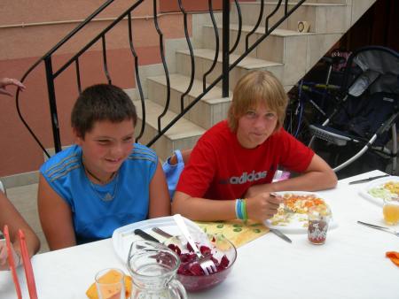 mon couzin et  moi