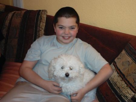 max (mon couz) et sn chien